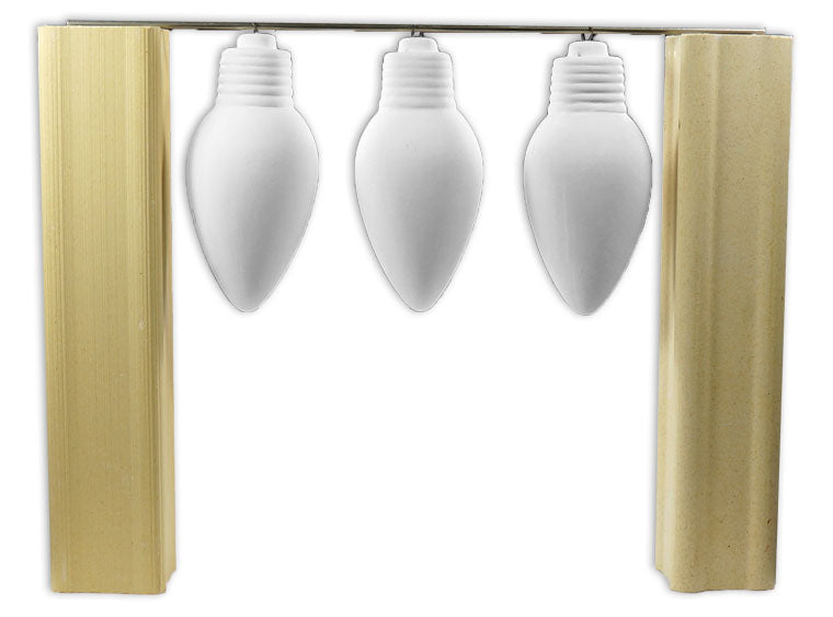 Bisque 3.5" Ball Ornament (Case of 10)