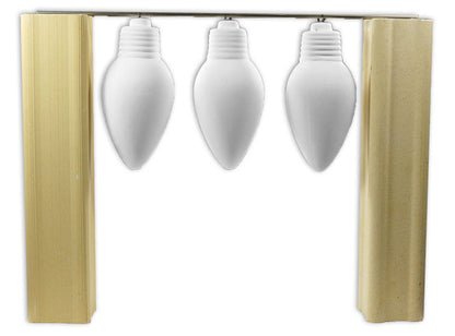 Bisque 3.5" Ball Ornament (Case of 10)