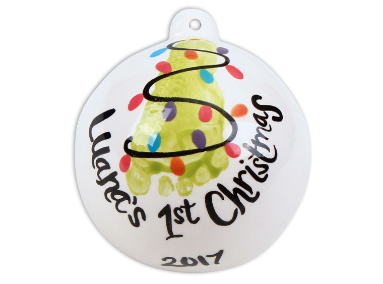 Bisque 3.5" Ball Ornament (Case of 10)