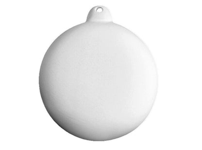 Bisque Button Ornament (Case of 10)