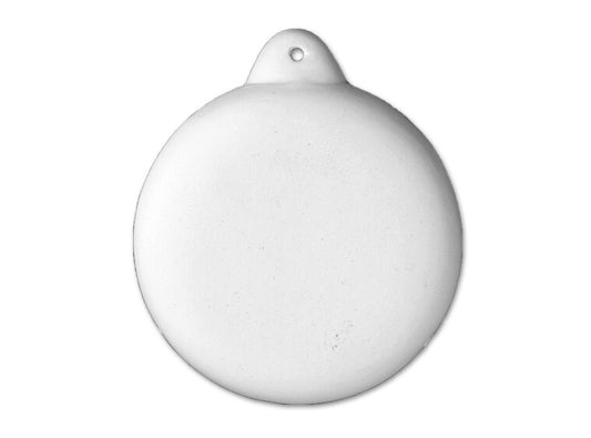 Bisque Big Button Ornament (Case of 12)