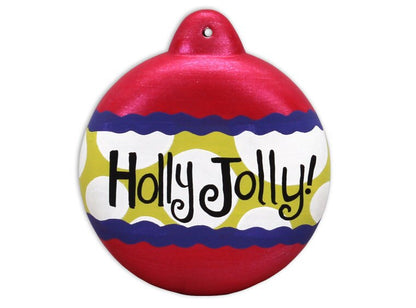 Bisque Big Button Ornament (Case of 12)