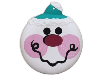 Bisque Big Button Ornament (Case of 12)