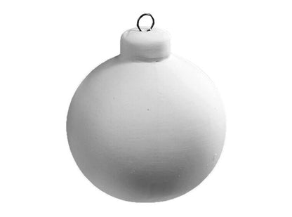 Bisque Round Ball Ornament (Case of 20)