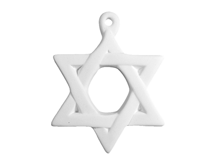 Bisque Star Of David (Case of 12)