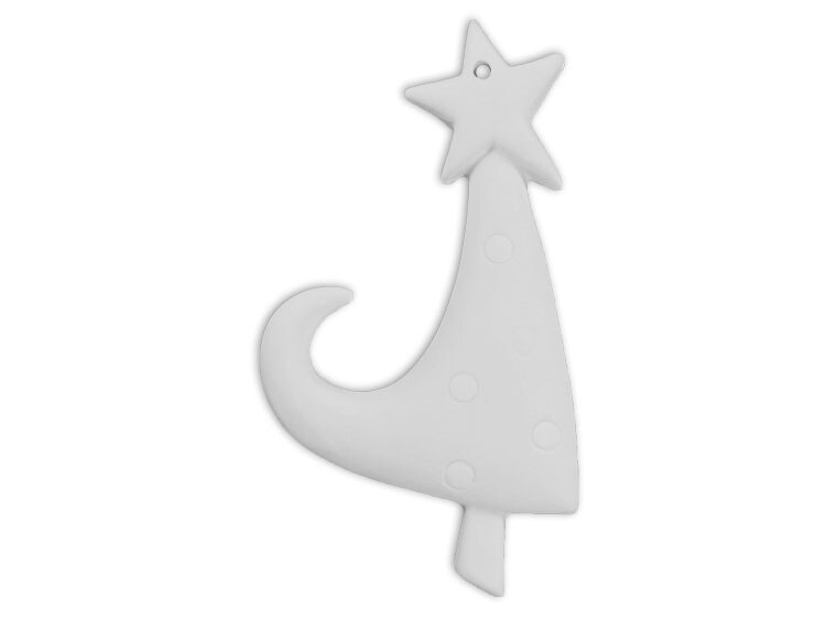 Bisque Whimsy Tree Ornament (Case of 12)