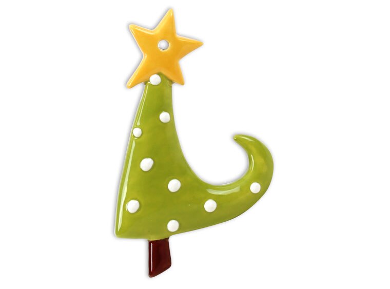 Bisque Whimsy Tree Ornament (Case of 12)