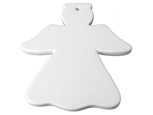 Bisque Flat Angel Ornament (Case of 12)