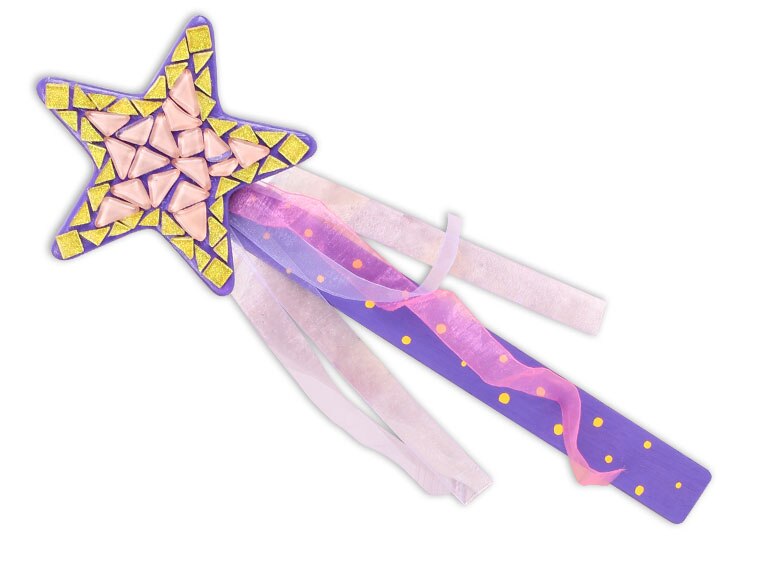 Bisque Flat Big Star Ornament (Case of 12)