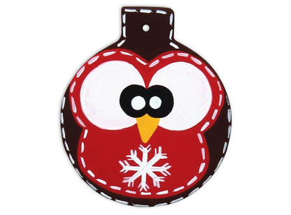 Bisque Flat Ball Ornament (Case of 12)