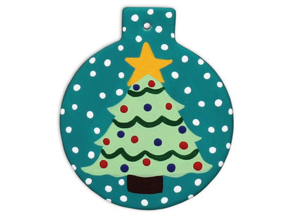 Bisque Flat Ball Ornament (Case of 12)