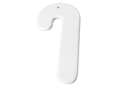 Bisque Flat Candy Cane Ornament (Case of 12)