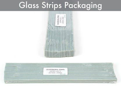 Black Opalescent Strips (Case of 1)