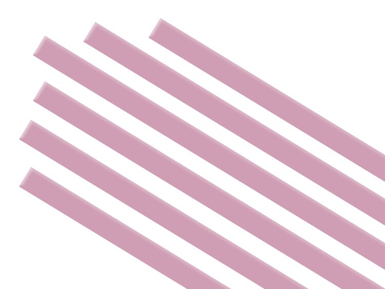 Pale Purple Transparent Strips (Case of 1)