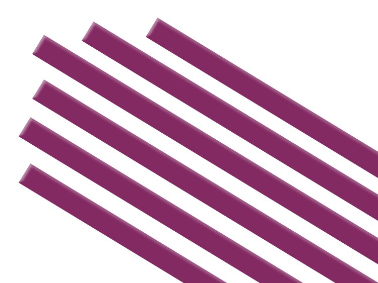 Light Purple Transparent Strips (Case of 1)