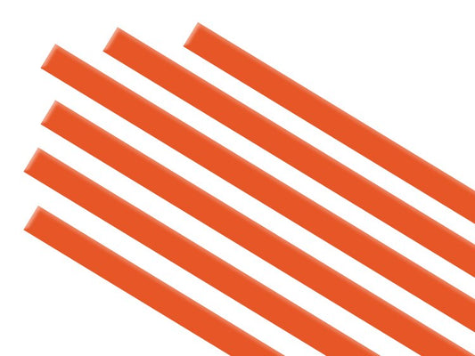 Orange Transparent Strips (Case of 1)