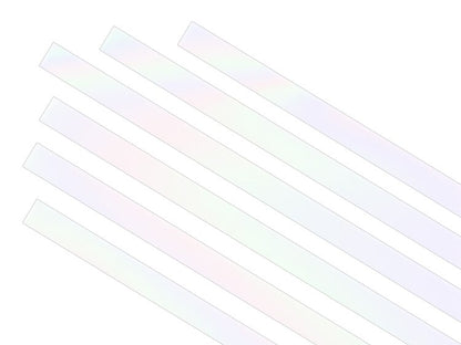 White Iridescent Strips (Case of 1)