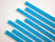 Turquoise Blue Opalescent Strips (Case of 1)