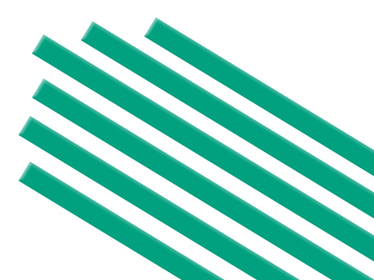 Teal Green Transparent Strips (Case of 1)