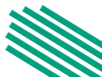Teal Green Transparent Strips (Case of 1)