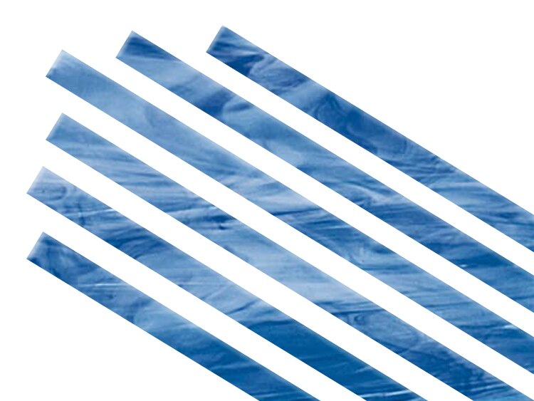 Sky Blue, Dark Blue/White Strips (Case of 1)