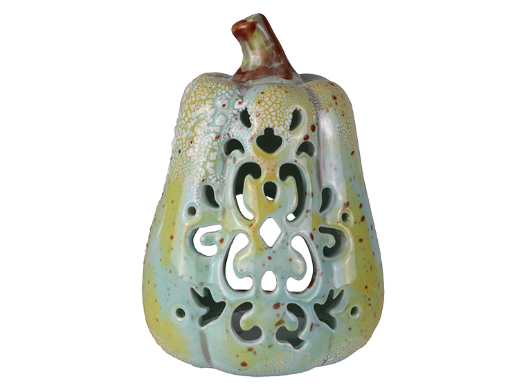 Bisque Gourd Votive (Case of 4)