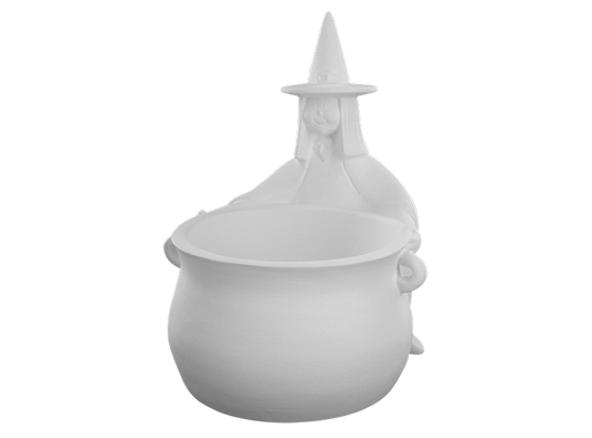 Bisque Witch Bowl (Case of 4)