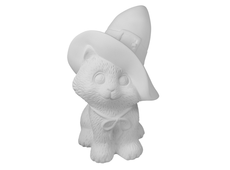 Bisque Witch's Kitty (Case of 6)