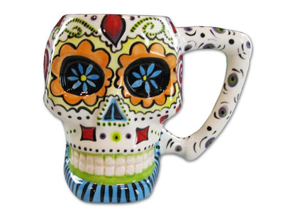 Bisque Skull Mug (Case of 4)