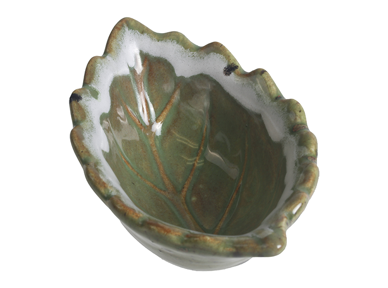 Bisque Leaf Sauce Bowl (Case of 12)