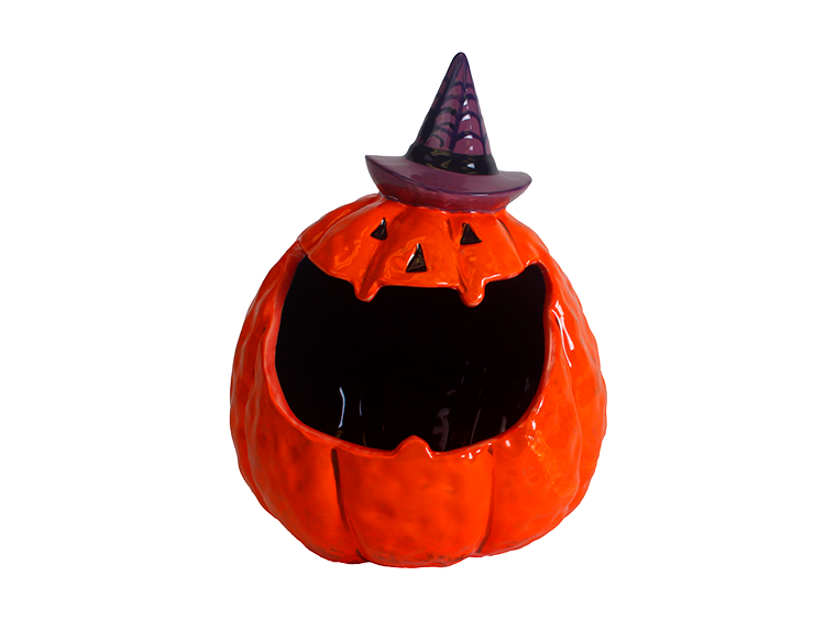 Bisque Pumpkin Candy Dish (Case of 1)