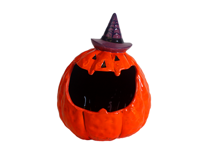 Bisque Pumpkin Candy Dish (Case of 1)