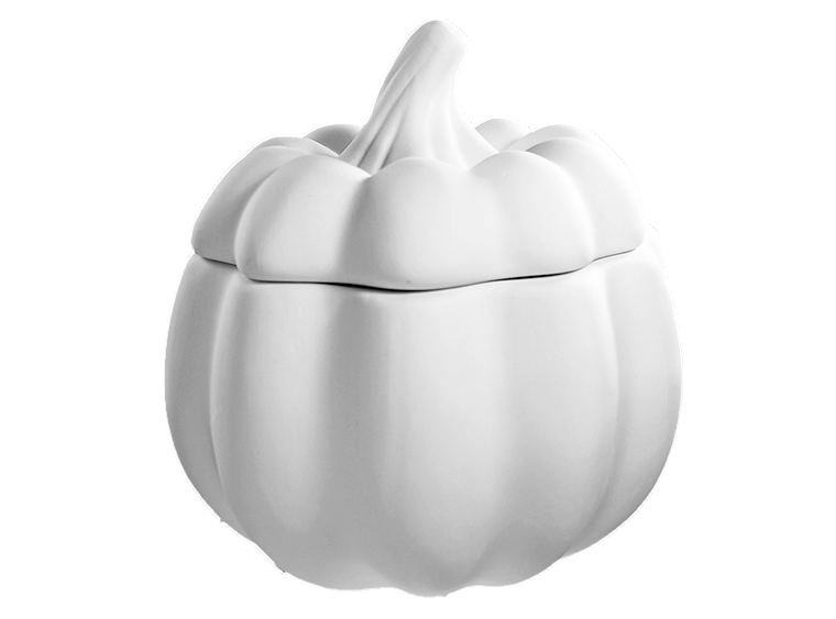 Bisque Pumpkin Container (Case of 4)
