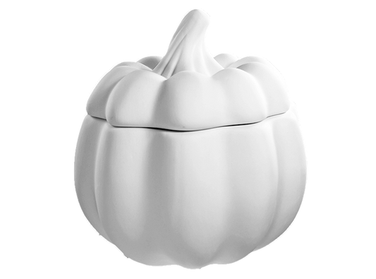 Bisque Pumpkin Container (Case of 4)