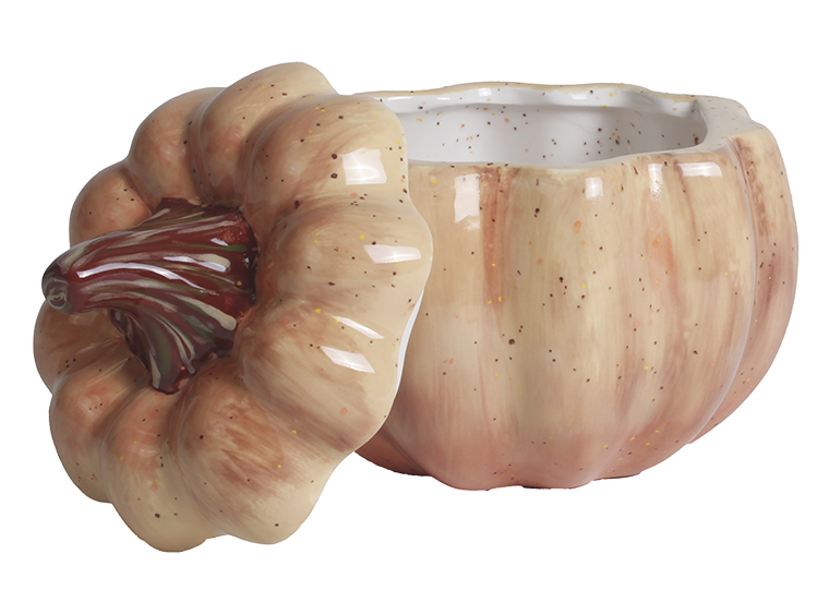 Bisque Pumpkin Container (Case of 4)