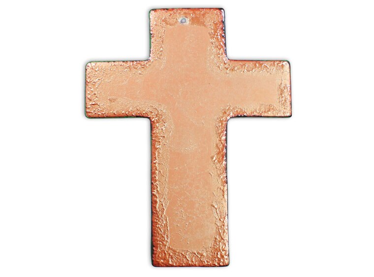Bisque Cross Plaque (Case of 8)