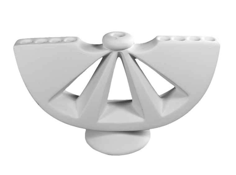 Bisque Menorah (Case of 4)