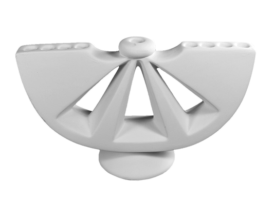 Bisque Menorah (Case of 4)