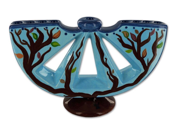 Bisque Menorah (Case of 4)