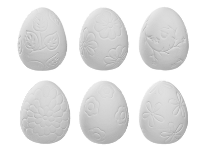 Bisque Textured Easter Egg Set (Case of 12)