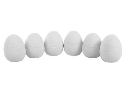 Bisque Emoji Easter Egg Set - 2 Sets Of 6 (Case of 12)