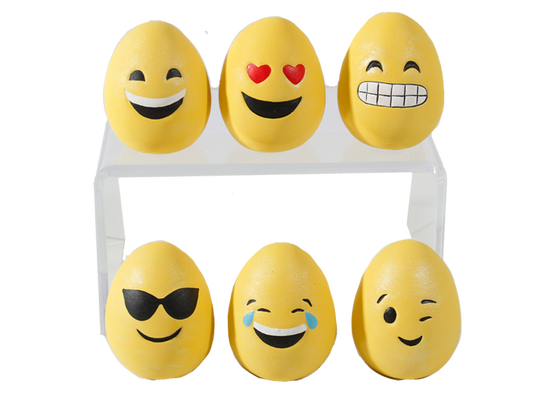 Bisque Emoji Easter Egg Set - 2 Sets Of 6 (Case of 12)