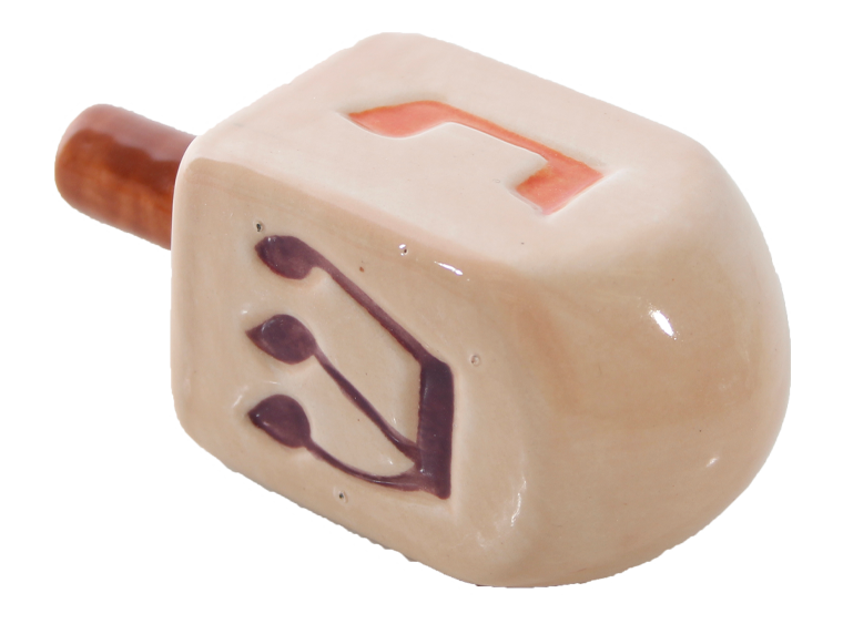 Bisque Dreidel (Case of 12)
