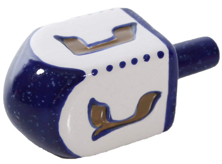 Bisque Dreidel (Case of 12)