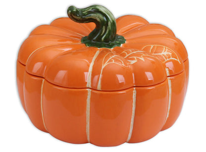 Bisque Pumpkin Jar (Case of 2)