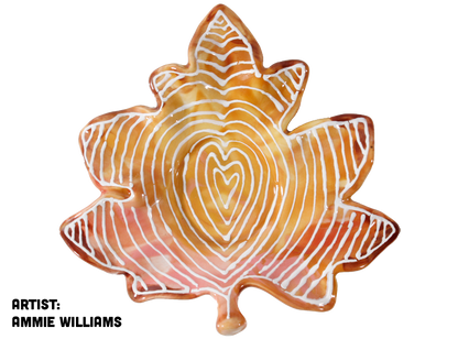 Bisque Leaf Votive (Case of 12)