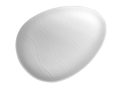 Bisque Easter Egg Plate (Case of 4)