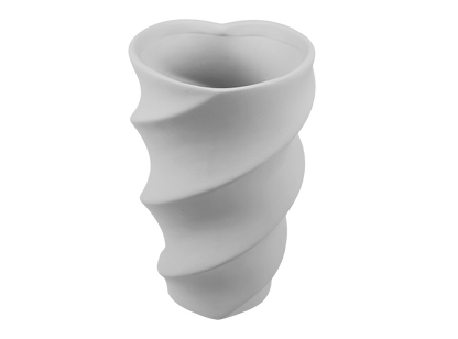 Bisque Hurricane Heart Vase (Case of 2)