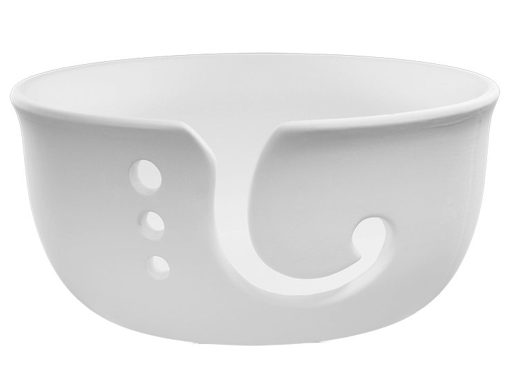Bisque Knitaholic Yarn Bowl (Case of 4)