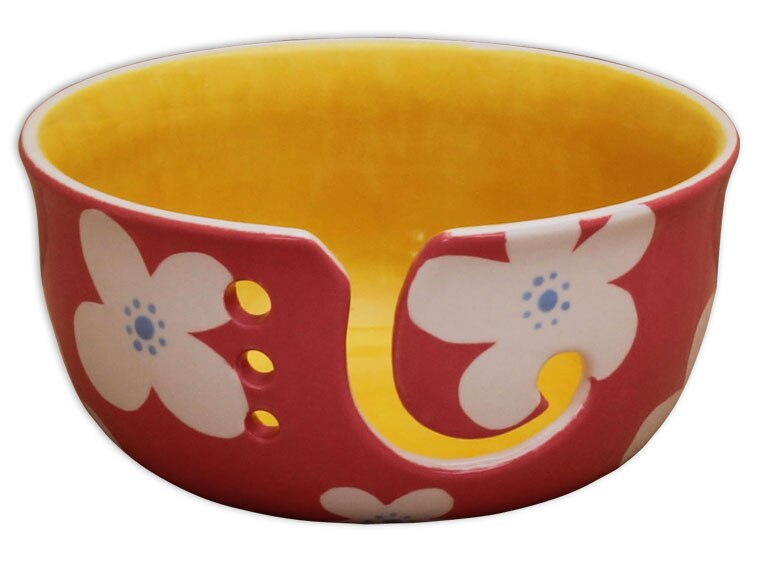 Bisque Knitaholic Yarn Bowl (Case of 4)